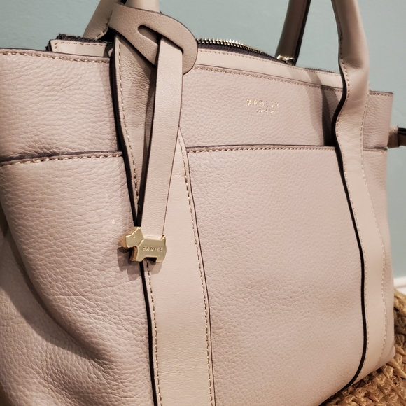 RADLEY London Light Beige/Grey Leather Bag - Picture 5 of 11